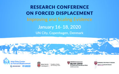 1st Research Conference on Forced Displacement