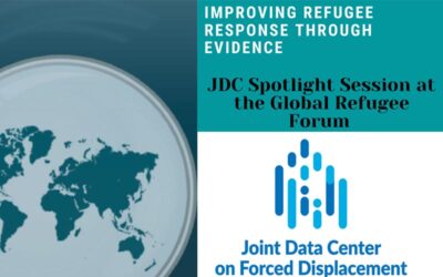 JDC Spotlight Session on Data and Evidence at the Global Refugee Forum 2019: Improving Refugee Response Through Evidence.