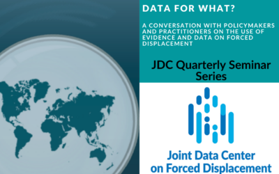 Data for what? A conversation with policymakers and practitioners on the use of evidence and data on forced displacement