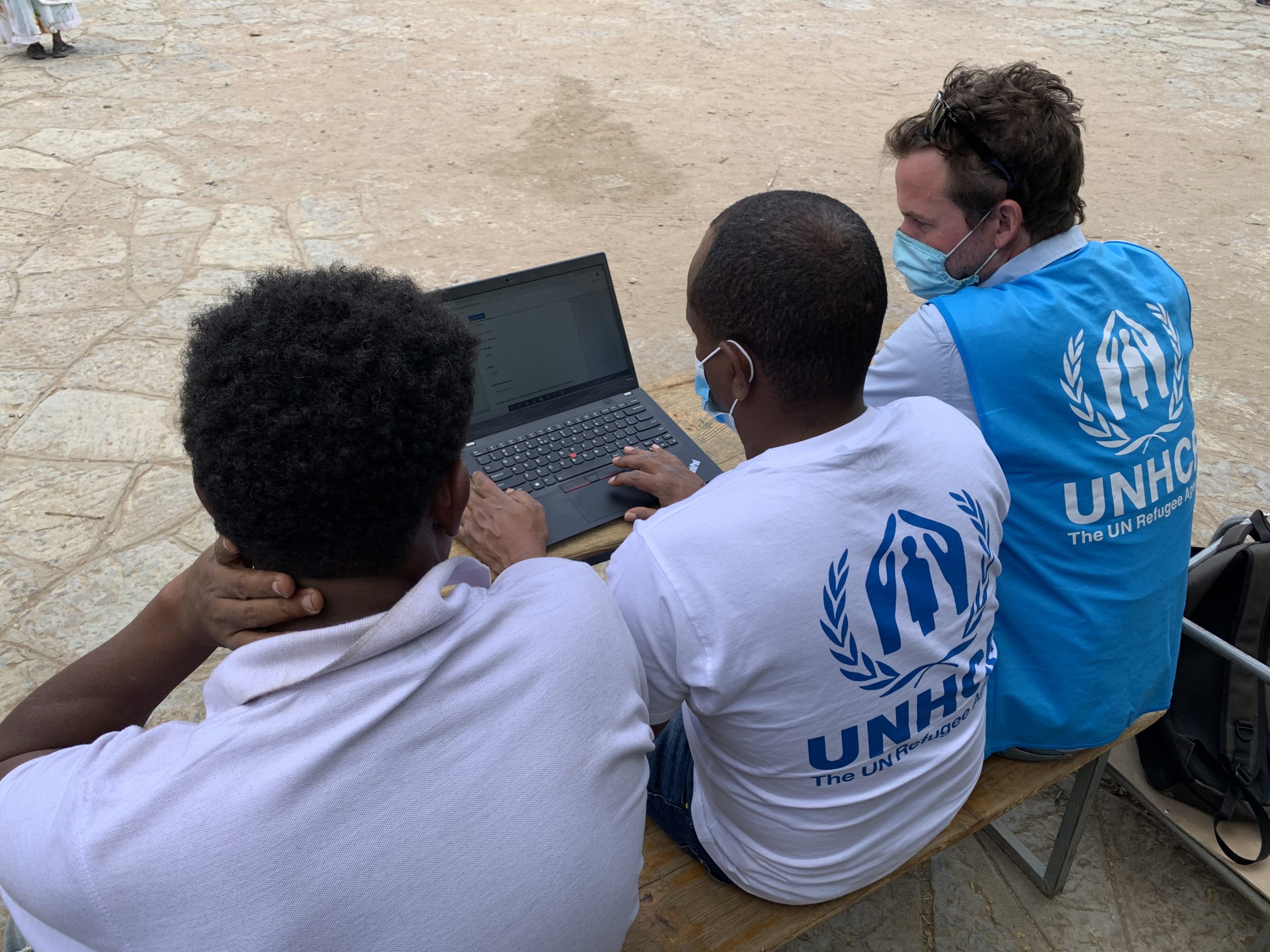 UNHCR staff is conducting a survey amongst the internally displaced persons hosted in communal sites in Shire and Mekelle in Tigray. The objective is to briefly assess their situation, their intentions and their views on relocation to a new site, Sabacare 4, which is soon to be finalized and ready for IDPs to be relocated. Across Tigray region in northern Ethiopia, an estimated 1.7 million people have been forced to flee their homes due to the conflict that broke out in November 2020. ;